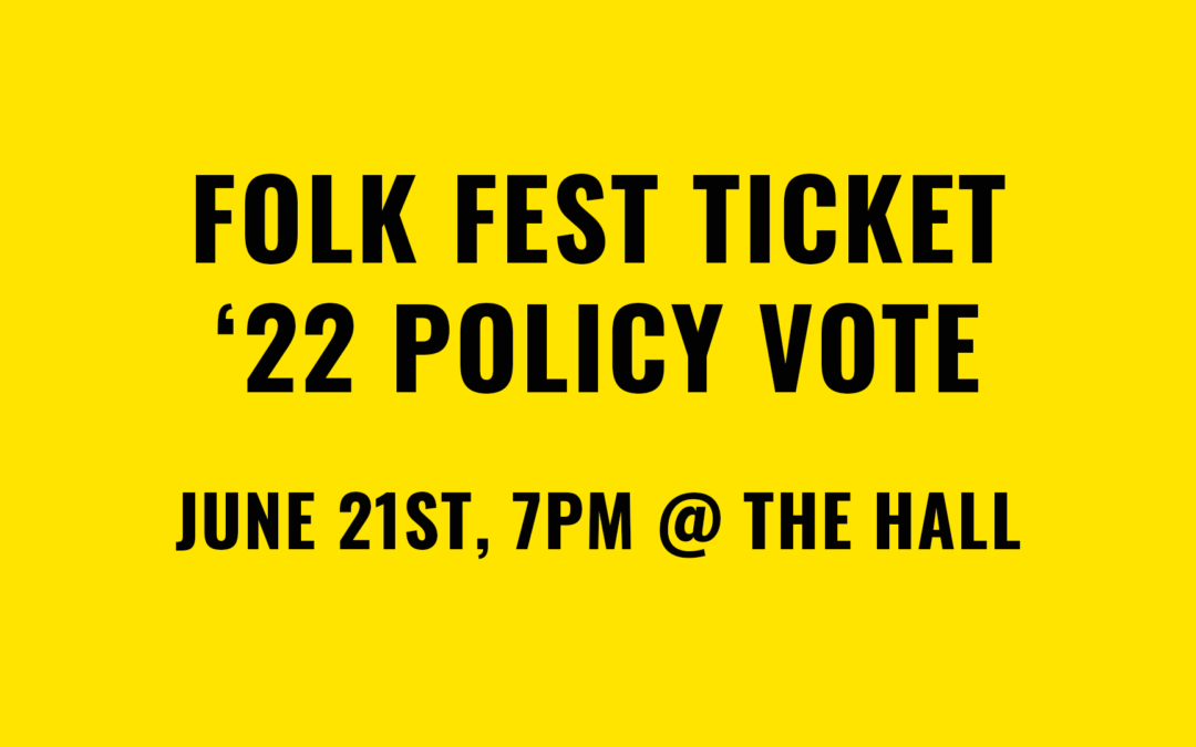 UPDATE: Folk Fest Vote