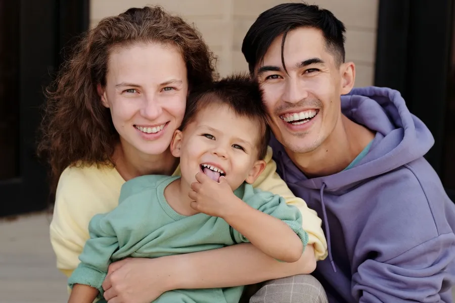 Smiling Family
