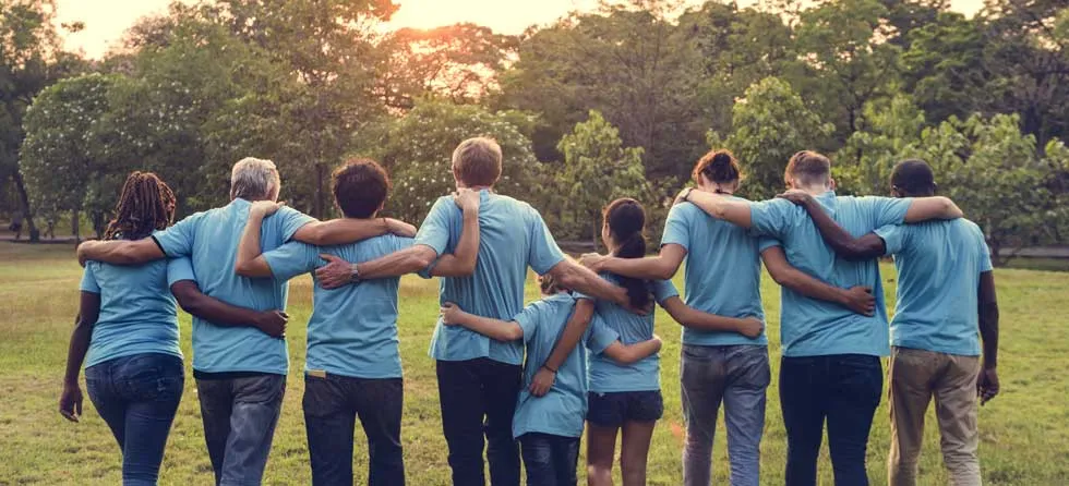 Community Cloverdale hugging each other